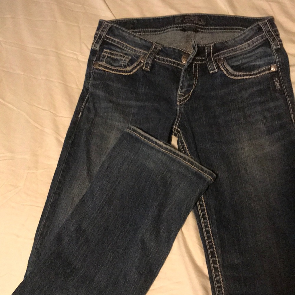 Silver jeans